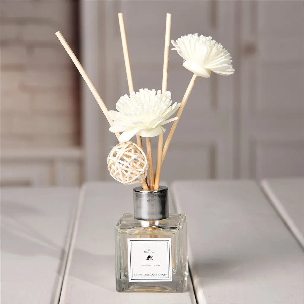 ISHOWTIENDA 2019 NEW Reed Oil Diffusers with Natural Sticks, Glass Bottle and Scented Oil 50ML For Living Room Home Decorative
ISHOWTIENDA 2019 NEW Reed Oil Diffusers with Natural Sticks, Glass Bottle and Scented Oil 50ML For Living Room Home Decorative