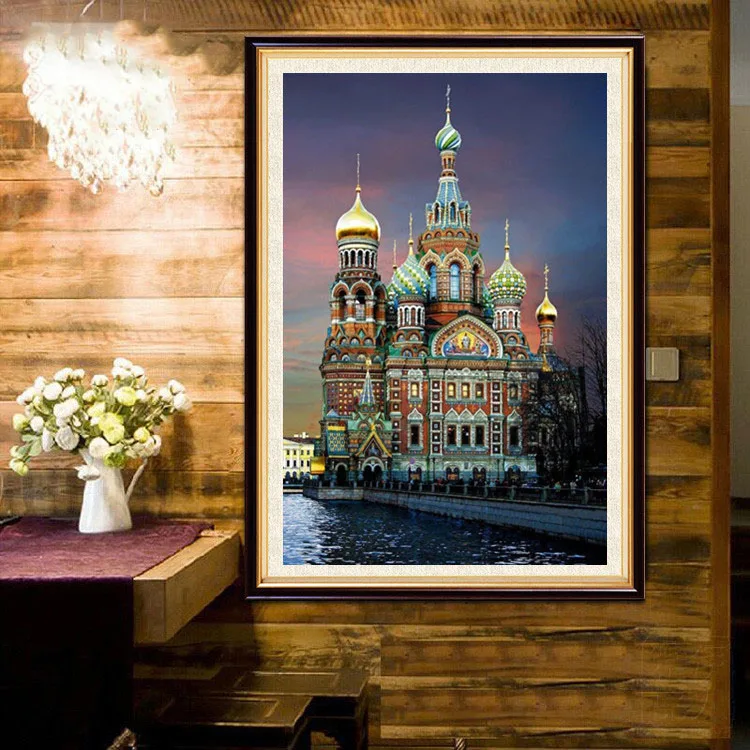 Diamond Embroidery Church Cross Stitch Resin Rhinestones Moasic Pasted DIY For Living Room Home Decoration Painting KM88
Diamond Embroidery Church Cross Stitch Resin Rhinestones Moasic Pasted DIY For Living Room Home Decoration Painting KM88