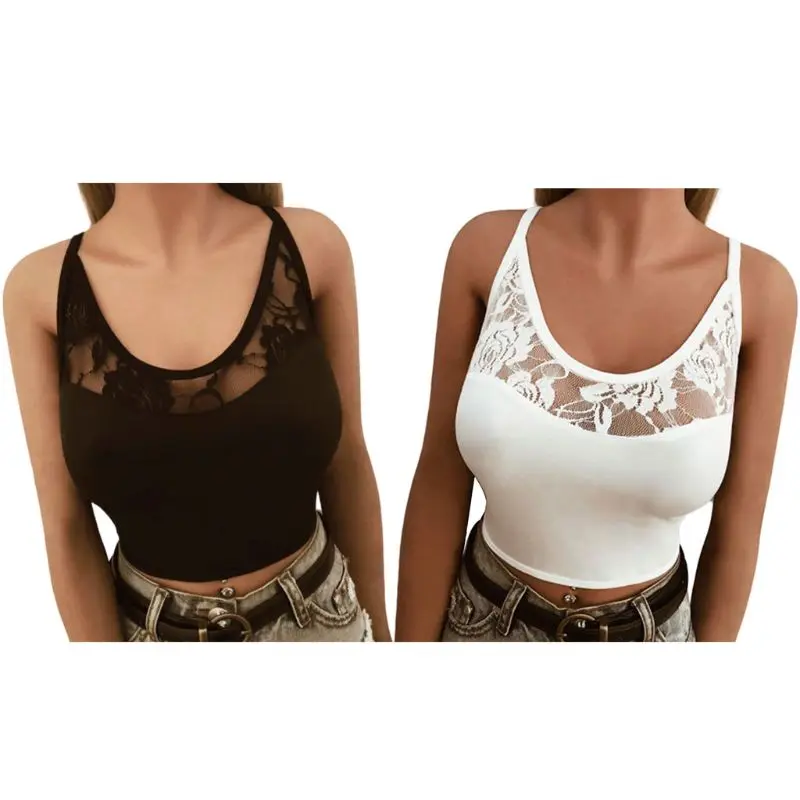 Women Summer Sexy Low Cut Camisole Solid Color Sheer Floral Lace Patchwork Crop Top Slim Mini Pullover Shirt Backless Vest Tops
Women Summer Sexy Low Cut Camisole Solid Color Sheer Floral Lace Patchwork Crop Top Slim Mini Pullover Shirt Backless Vest Tops