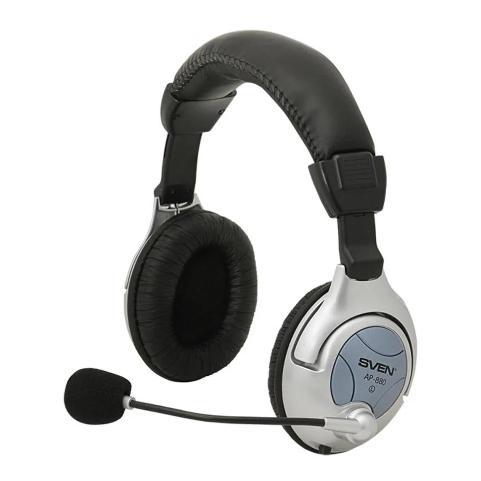 Наушники с микрофоном SVEN AP-880 с вибробасом 
Наушники с микрофоном SVEN AP-880 с вибробасом