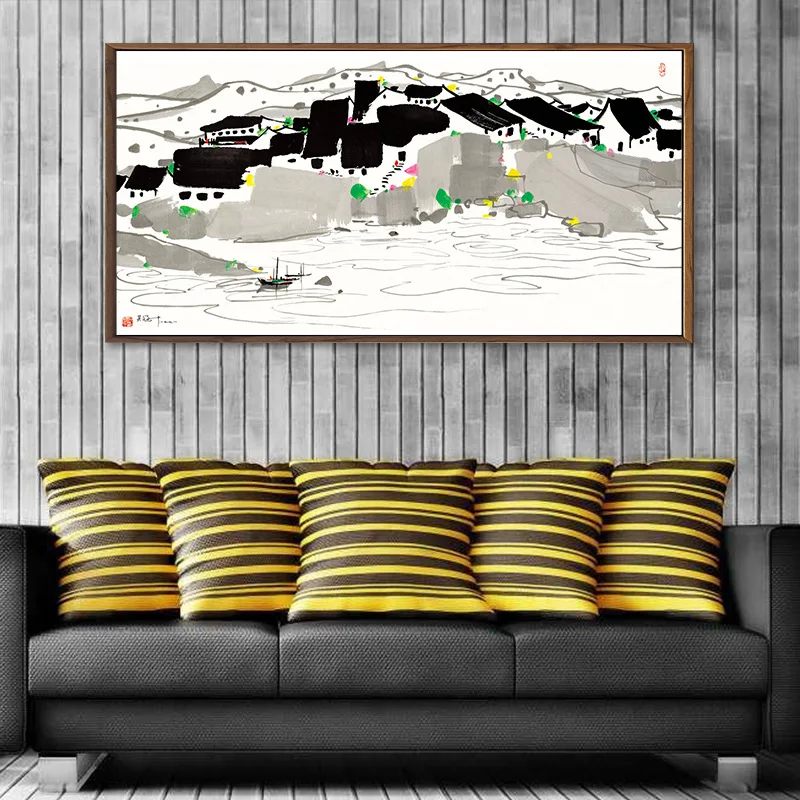 Large size Printing Oil Painting Wu Guanzhong Landscape art Wall painting Abstract Art Picture For Living Room painting
Large size Printing Oil Painting Wu Guanzhong Landscape art Wall painting Abstract Art Picture For Living Room painting