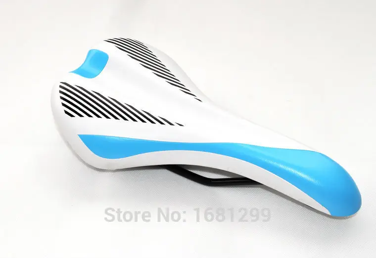 New 1003-1 white+blue color Mountain bike saddle PVC+PU light City Road bicycle front seat mat MTB bike parts Free shipping
New 1003-1 white+blue color Mountain bike saddle PVC+PU light City Road bicycle front seat mat MTB bike parts Free shipping