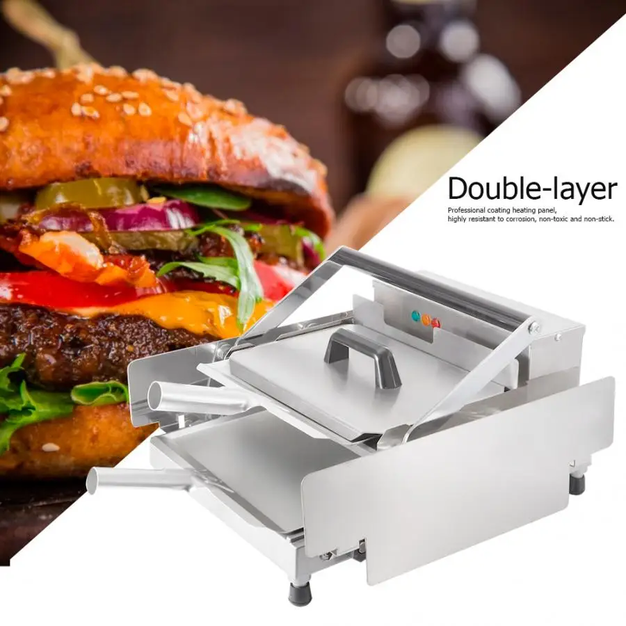 Electrique Breskfast Making Tools Double-layer Hamburger Bun Heat-up Machine Full-automatic Bread Maker For Home Kitchen
Electrique Breskfast Making Tools Double-layer Hamburger Bun Heat-up Machine Full-automatic Bread Maker For Home Kitchen