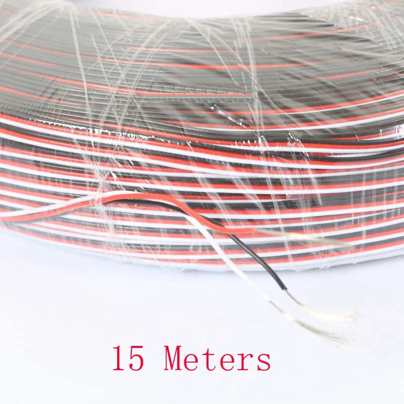 15 Meters Servo Extension cable 3P Soft Parallel Cord 30 Core High Quality Steering Gear Extension Cord for RC Drone Spare Parts
15 Meters Servo Extension cable 3P Soft Parallel Cord 30 Core High Quality Steering Gear Extension Cord for RC Drone Spare Parts