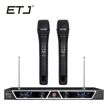 ETJ Wireless Microphone with Screen 50M Distance 2 Channel Handheld Mic System Karaoke Wireless Microphone U-205
ETJ Wireless Microphone with Screen 50M Distance 2 Channel Handheld Mic System Karaoke Wireless Microphone U-205