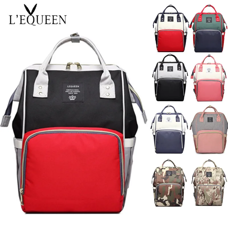 LEQUEEN Diaper Bag Mom Daddy Large Capacity Travel Backpack Mummy Maternity Wet Bag Waterproof Baby Stroller Bag for Baby Care
LEQUEEN Diaper Bag Mom Daddy Large Capacity Travel Backpack Mummy Maternity Wet Bag Waterproof Baby Stroller Bag for Baby Care