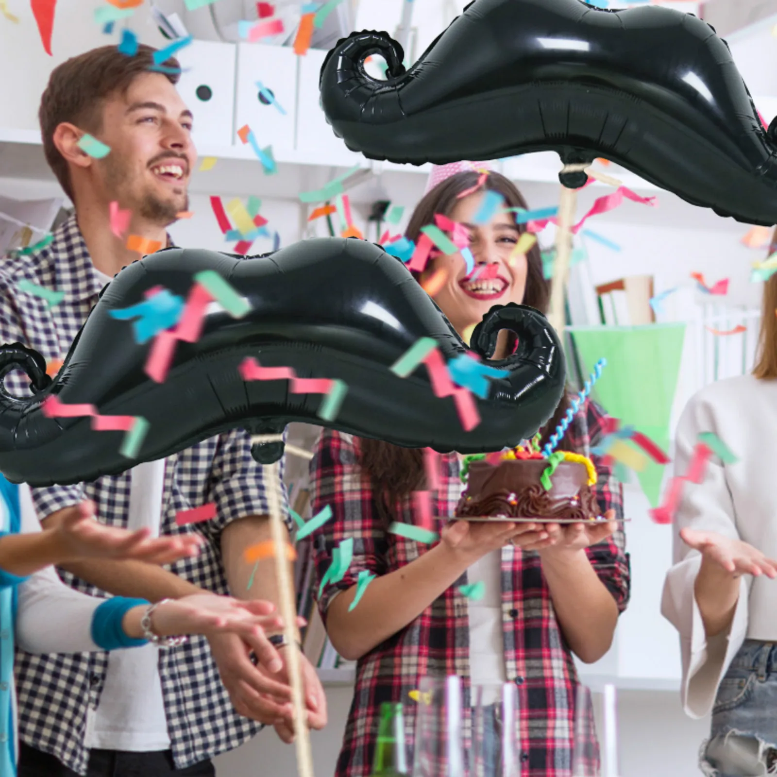 Black Mustache Shape aluminum foil Balloons baby shower Birthday party wedding backdrop decoration party DIY decoration
Black Mustache Shape aluminum foil Balloons baby shower Birthday party wedding backdrop decoration party DIY decoration