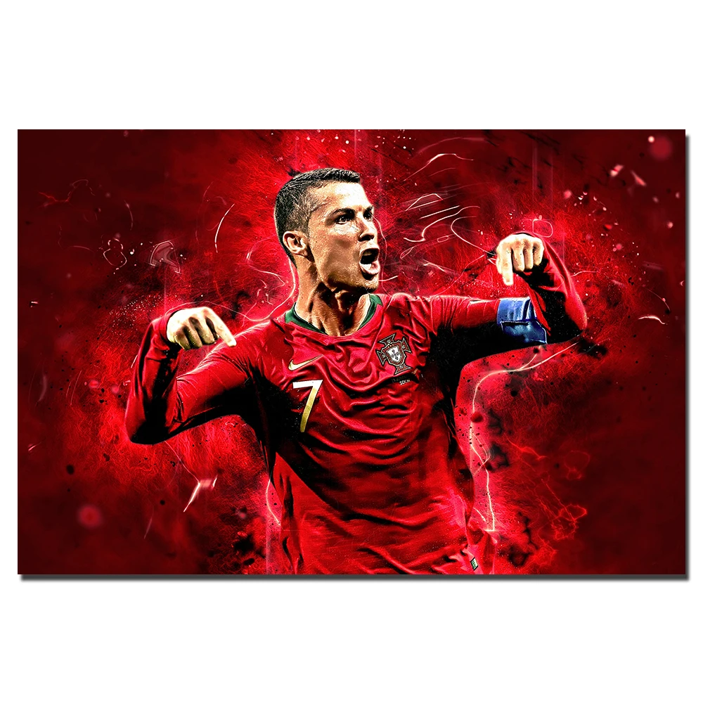 Cristiano Ronaldo Football Player Posters Wall Art Canvas Prints Decorative Paintings for Home Decor
Cristiano Ronaldo Football Player Posters Wall Art Canvas Prints Decorative Paintings for Home Decor