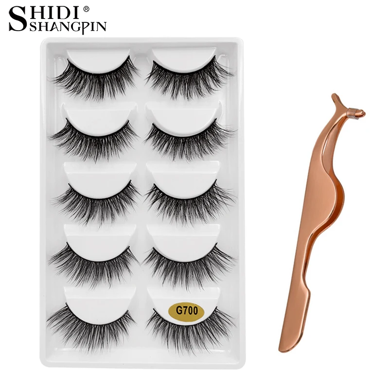 SHIDISHANGPIN 3d mink lashes mink eyelashes 5 pairs eyelash extension kit eyelashes maquiagem false lashes
SHIDISHANGPIN 3d mink lashes mink eyelashes 5 pairs eyelash extension kit eyelashes maquiagem false lashes