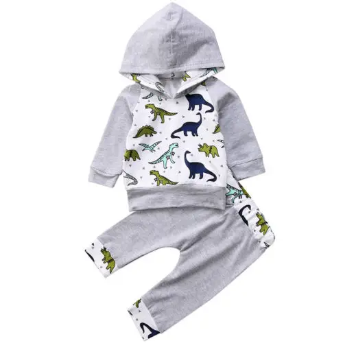 Toddler Baby Boy Girl Clothes Set Long Sleeve Dinosaur Hooded Tops Pants Outfits Set Clothes
Toddler Baby Boy Girl Clothes Set Long Sleeve Dinosaur Hooded Tops Pants Outfits Set Clothes