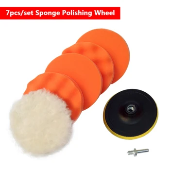 7pcs/set 3" Car Polishing Pad Polishing Buffer Waxing Buffing Pad Drill Set Kit Car Polishing Sponge Wheel Kit Polisher
7pcs/set 3" Car Polishing Pad Polishing Buffer Waxing Buffing Pad Drill Set Kit Car Polishing Sponge Wheel Kit Polisher