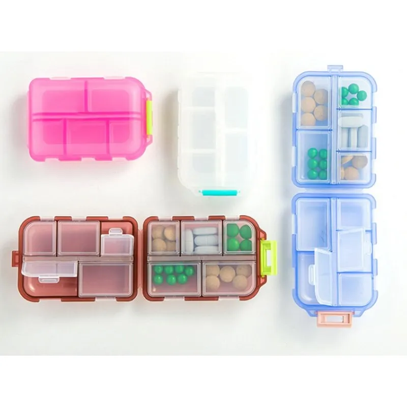 Travel Portable Double Layer 10 Girds Separate Medicine Drug Pill Storage Box Case Weekly Sort Folding Vitamin Small Container
Travel Portable Double Layer 10 Girds Separate Medicine Drug Pill Storage Box Case Weekly Sort Folding Vitamin Small Container