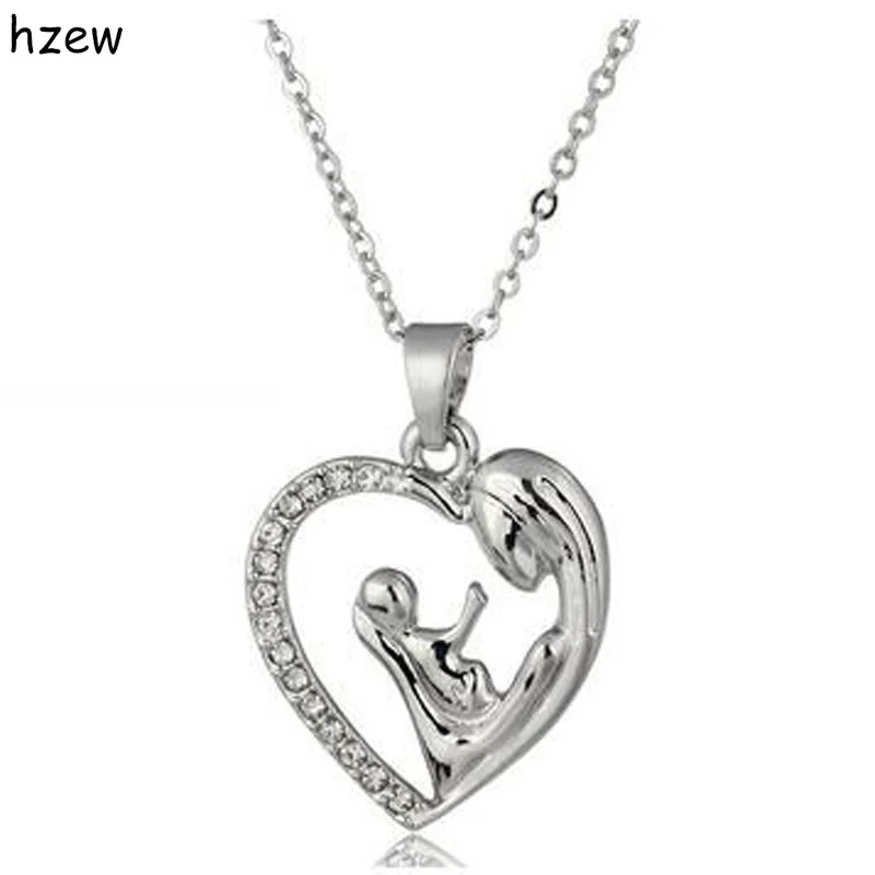 New Horse Runnin Shape Love Silver Pendant Necklace