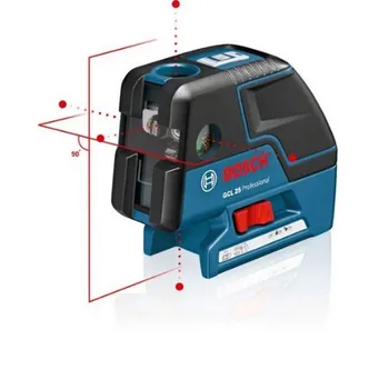 BOSCH 0601066B01 Laser level dots self levelling SET GCL 25 Professional + BT 150 7 projections Range 30 m
BOSCH 0601066B01 Laser level dots self levelling SET GCL 25 Professional + BT 150 7 projections Range 30 m
