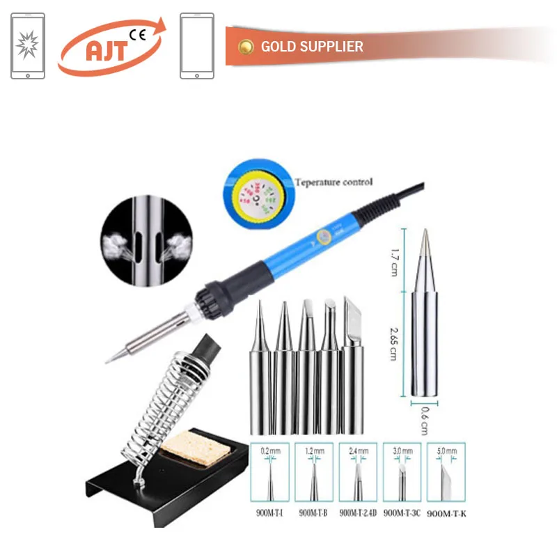 New Soldering iron 60w for lcd repair tools kit Handskit Electric Soldering Iron Adjustable Solder Iron 60W Soldering Iron 220V
New Soldering iron 60w for lcd repair tools kit Handskit Electric Soldering Iron Adjustable Solder Iron 60W Soldering Iron 220V