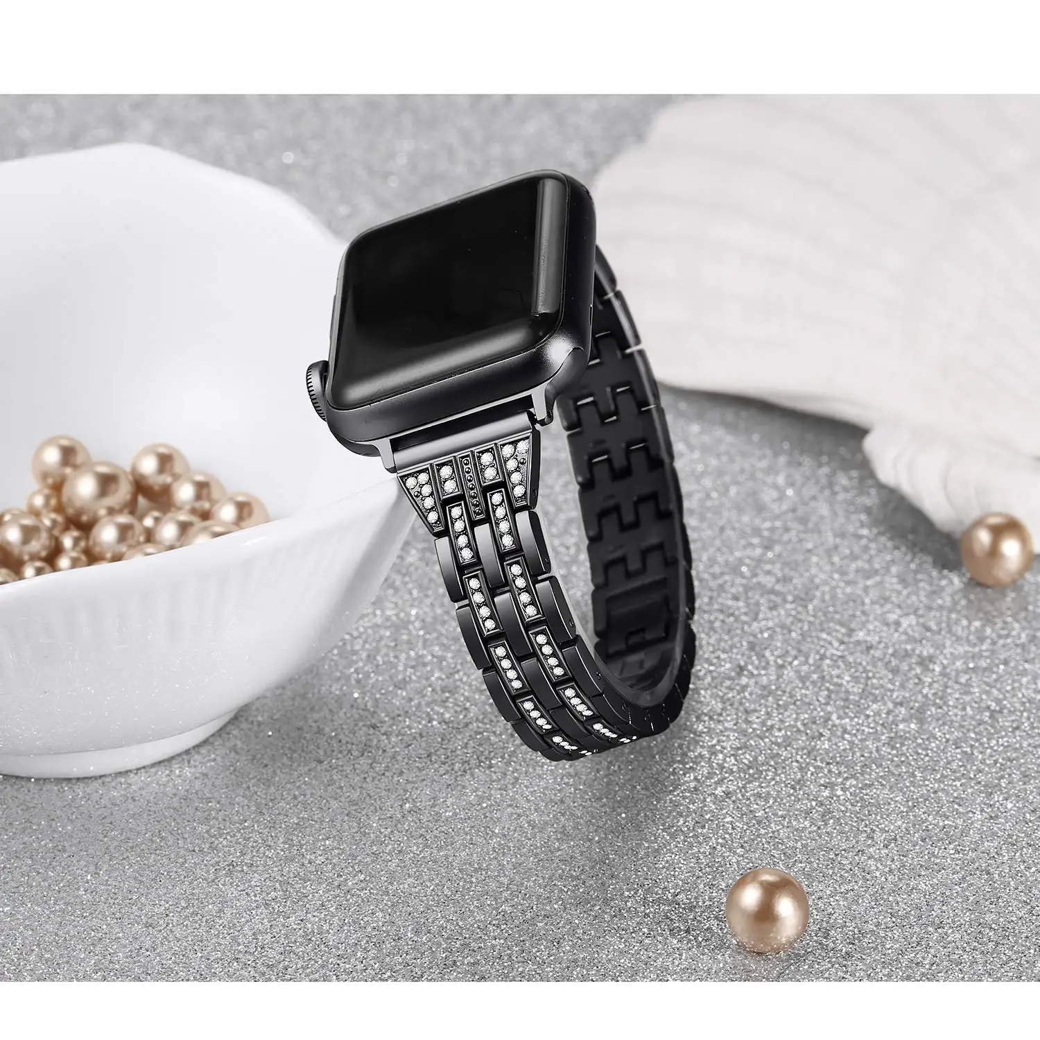 Bracelet Diamond Cristal Femme pour Apple Watch