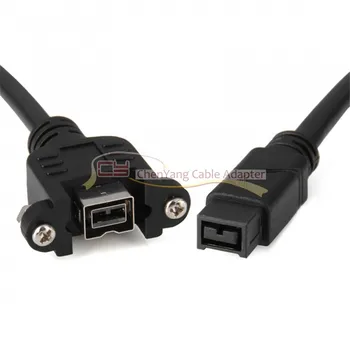 CY 30cm IEEE 1394b 9 Pin Male to Female Extension Cable for Firewire 800 Mount Screw type 100pcs/bag
CY 30cm IEEE 1394b 9 Pin Male to Female Extension Cable for Firewire 800 Mount Screw type 100pcs/bag