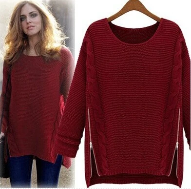 Free shipping Fashion 2019 Women New Long Sleeve Pullovers celebrity style winter Zipper knitwear Sweater Cheapest wholesale
Free shipping Fashion 2019 Women New Long Sleeve Pullovers celebrity style winter Zipper knitwear Sweater Cheapest wholesale