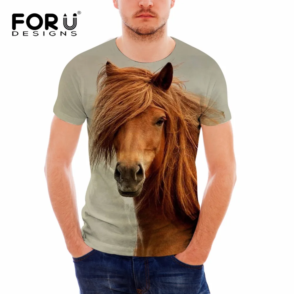 FORUDESIGNS 2018 Summer Carzy Horse 3D Printed Short Sleeve T Shirt for Men's Hombre Breathable Round Neck Tops Tee Shirts Male
FORUDESIGNS 2018 Summer Carzy Horse 3D Printed Short Sleeve T Shirt for Men's Hombre Breathable Round Neck Tops Tee Shirts Male