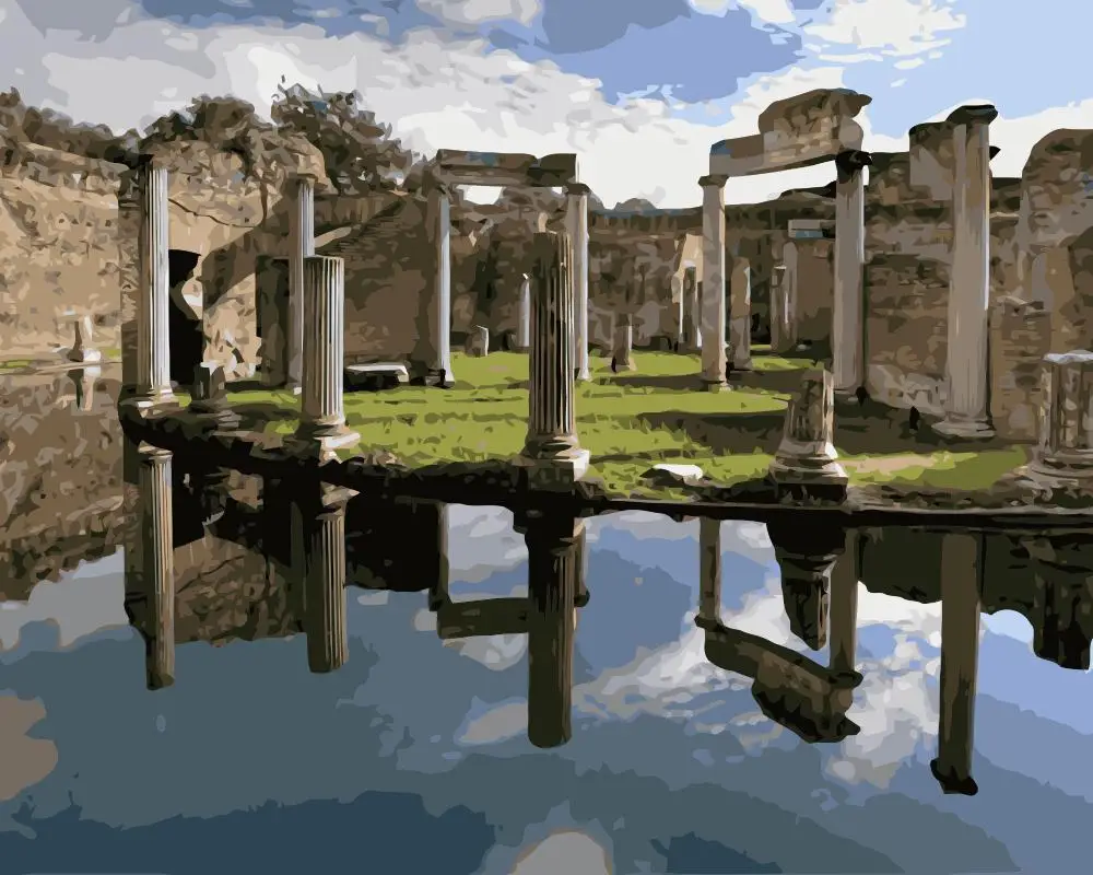 MaHuaf-i853 Hadrian's Villa Rome Painting by numbers landscape DIY oil digital canvas painting wall pictures for living room
MaHuaf-i853 Hadrian's Villa Rome Painting by numbers landscape DIY oil digital canvas painting wall pictures for living room