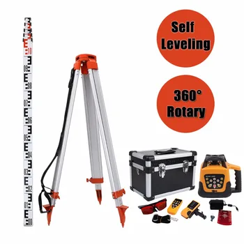 Self-leveling Construction 500M Rotary Rotating Red Beam Laser Level with Tripod
Self-leveling Construction 500M Rotary Rotating Red Beam Laser Level with Tripod