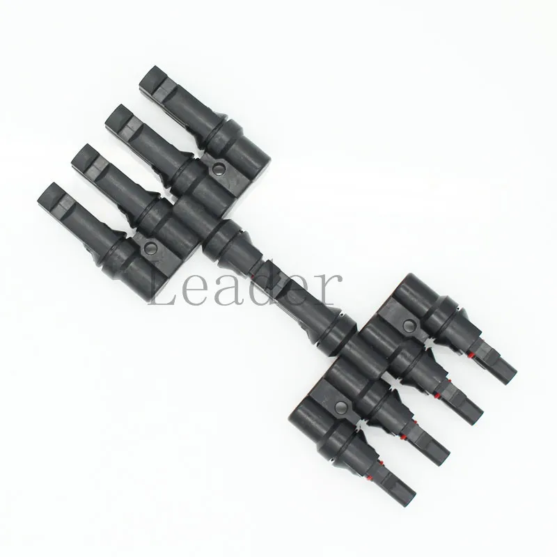 IP67 4 in 1 T Branch MC4 Connector With TUV UL Certification 100% PP0 Solar Cable Connector for Photovoltaic System TF0166
IP67 4 in 1 T Branch MC4 Connector With TUV UL Certification 100% PP0 Solar Cable Connector for Photovoltaic System TF0166