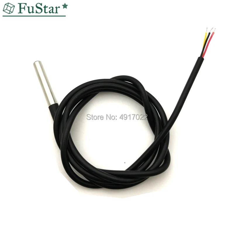 1pcs 1M / 2M DS18B20 DS18S20 10K 1% 3950 Waterproof Digital Temperature Sensor Probe NTC Thermistor Thermal Cable Hot
1pcs 1M / 2M DS18B20 DS18S20 10K 1% 3950 Waterproof Digital Temperature Sensor Probe NTC Thermistor Thermal Cable Hot