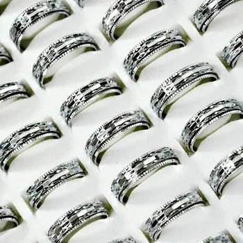 50 Pcs Mixed Style Vintage Silver Color Rotatable Women's Ring feminine Jewelry Wholesale Rings Bulks Lots LR4071
50 Pcs Mixed Style Vintage Silver Color Rotatable Women's Ring feminine Jewelry Wholesale Rings Bulks Lots LR4071