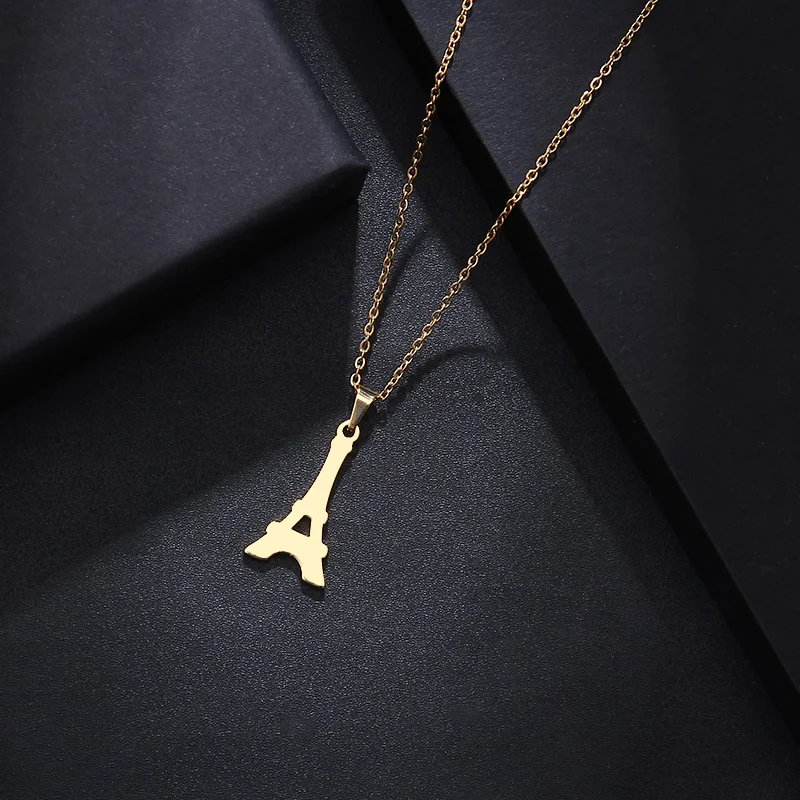 DOTIFI Stainless Steel Necklace For Women Man Lover's Tower Gold And Silver Color Pendant Necklace Engagement Jewelry
DOTIFI Stainless Steel Necklace For Women Man Lover's Tower Gold And Silver Color Pendant Necklace Engagement Jewelry