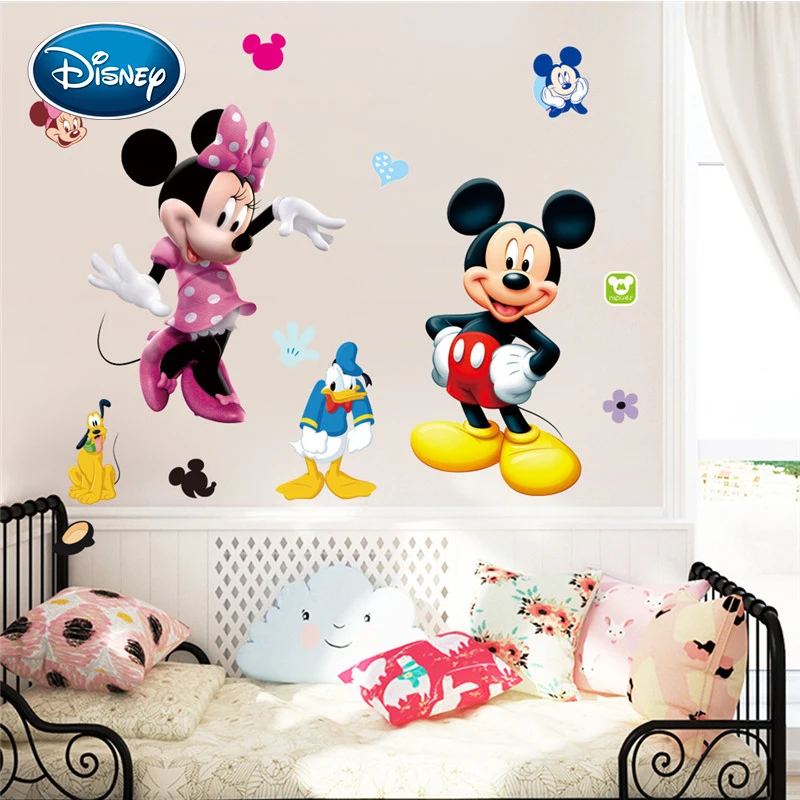 Disney Cartoon Mickey Mouse DIY Sticker Children's Room Decoration Minnie Removable Waterproof Animation Kids Stickers
Disney Cartoon Mickey Mouse DIY Sticker Children's Room Decoration Minnie Removable Waterproof Animation Kids Stickers
