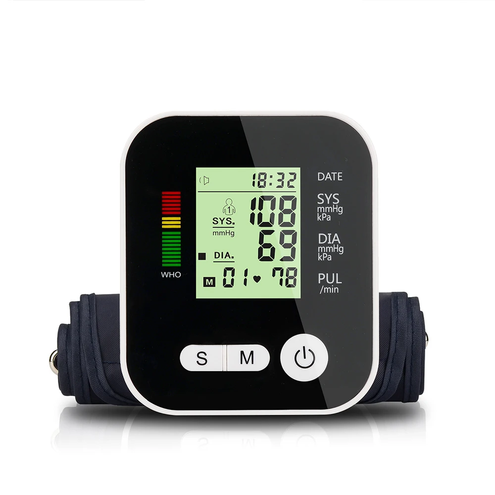 Digital Blood Pressure Monitor Tonometer Medical Equipment Arm Apparatus for Measuring Pressure Home LCD Health Monitor
Digital Blood Pressure Monitor Tonometer Medical Equipment Arm Apparatus for Measuring Pressure Home LCD Health Monitor