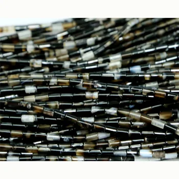 Wholesale Natural Genuine Black Agate Tube Loose Beads Barrel Column Beads Fit Jewelry DIY Necklace or Bracelets 15"
Wholesale Natural Genuine Black Agate Tube Loose Beads Barrel Column Beads Fit Jewelry DIY Necklace or Bracelets 15"