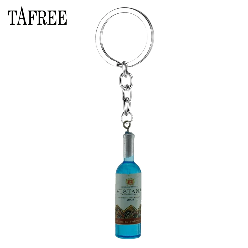 TAFREE Simulation wine bottle Pendant Keychain car Keyring For Bag Key Chain Holder Gift wholesale Jewelry 2018
TAFREE Simulation wine bottle Pendant Keychain car Keyring For Bag Key Chain Holder Gift wholesale Jewelry 2018