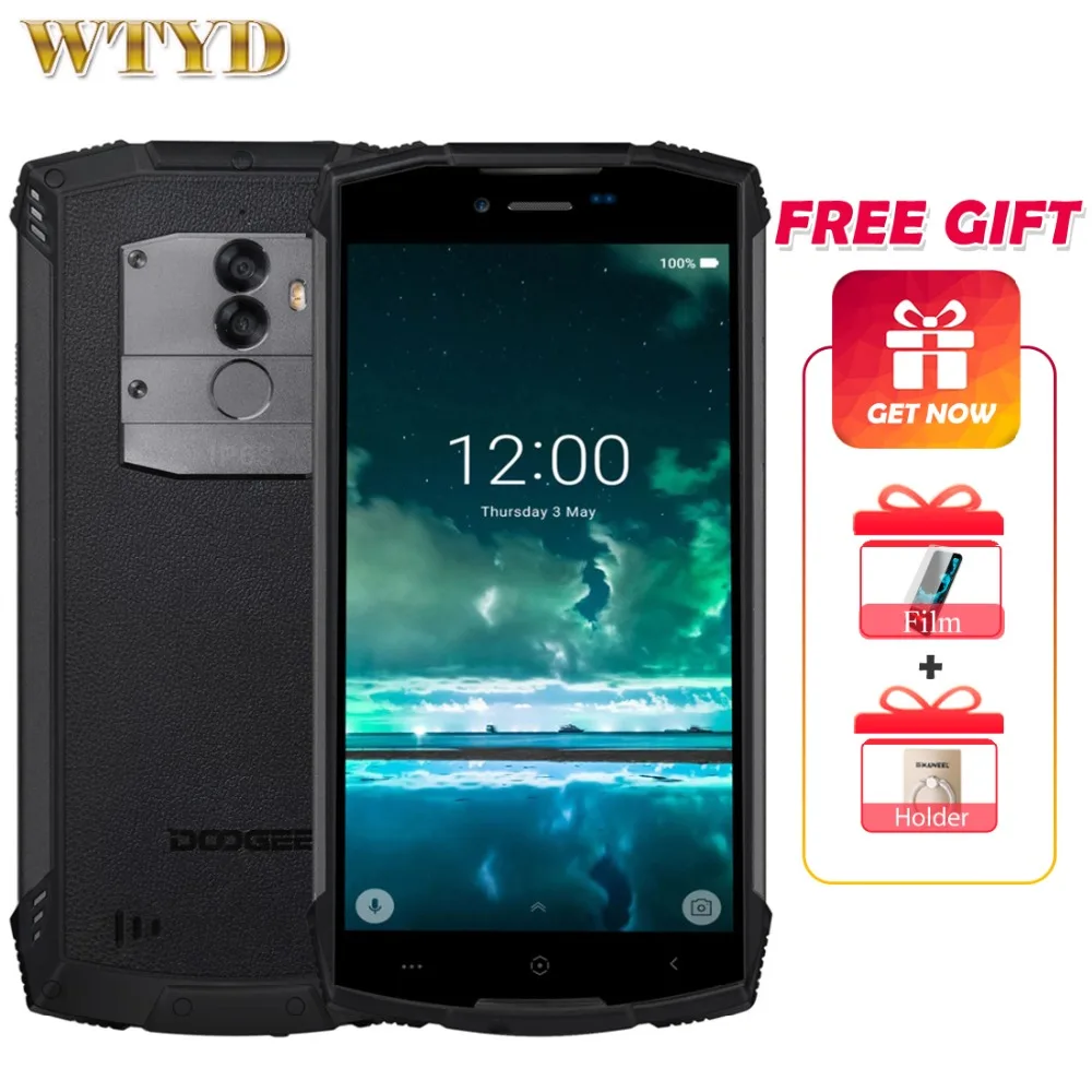 DOOGEE S55 смартфон с 5 дюймовым дисплеем восьмиядерным процессором ОЗУ 4 Гб ПЗУ 64 ГБ 13