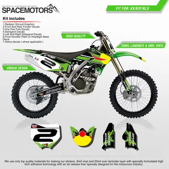Decals background wrap dual layer stickers kit for motorcycle KX KLX KXF 85 100 250 450 cc 2004-2016 Motocross 
Decals background wrap dual layer stickers kit for motorcycle KX KLX KXF 85 100 250 450 cc 2004-2016 Motocross
