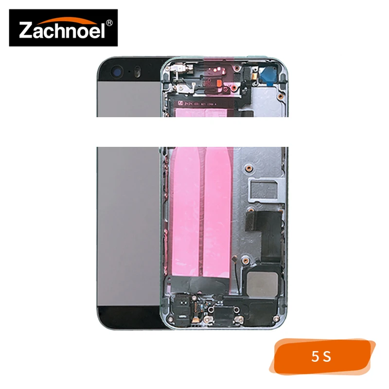 Full Back Housing for iPhone 5S Cover Battery Door Case Middle Frame Chassis Body with Flex Cable Replacement Parts
Full Back Housing for iPhone 5S Cover Battery Door Case Middle Frame Chassis Body with Flex Cable Replacement Parts
