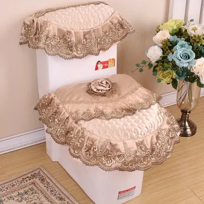 3Pcs/Set Fabric Lace Toilet Seat Cushion WC Padded Toilet Seat Cover Warm Bathroom Mats Set Accessories Thick Washable Comfortab
3Pcs/Set Fabric Lace Toilet Seat Cushion WC Padded Toilet Seat Cover Warm Bathroom Mats Set Accessories Thick Washable Comfortab