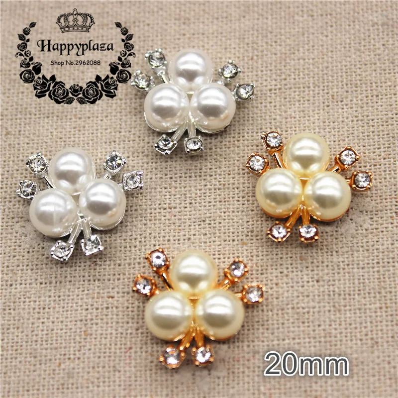 10PCS 20mm Golden/Silver Rhinestone Highlight Pearl Plastic Flatback Flower Button Decoration Craft Scrapbook Accessories
10PCS 20mm Golden/Silver Rhinestone Highlight Pearl Plastic Flatback Flower Button Decoration Craft Scrapbook Accessories