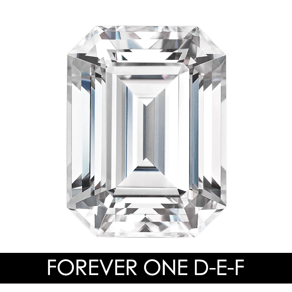 8X6mm 1.75CARAT 46 Facets Emerald Moissanites Loose Gemstone D-E-F Color Charles & Colvard USA Created Moissanites REAL 
8X6mm 1.75CARAT 46 Facets Emerald Moissanites Loose Gemstone D-E-F Color Charles & Colvard USA Created Moissanites REAL