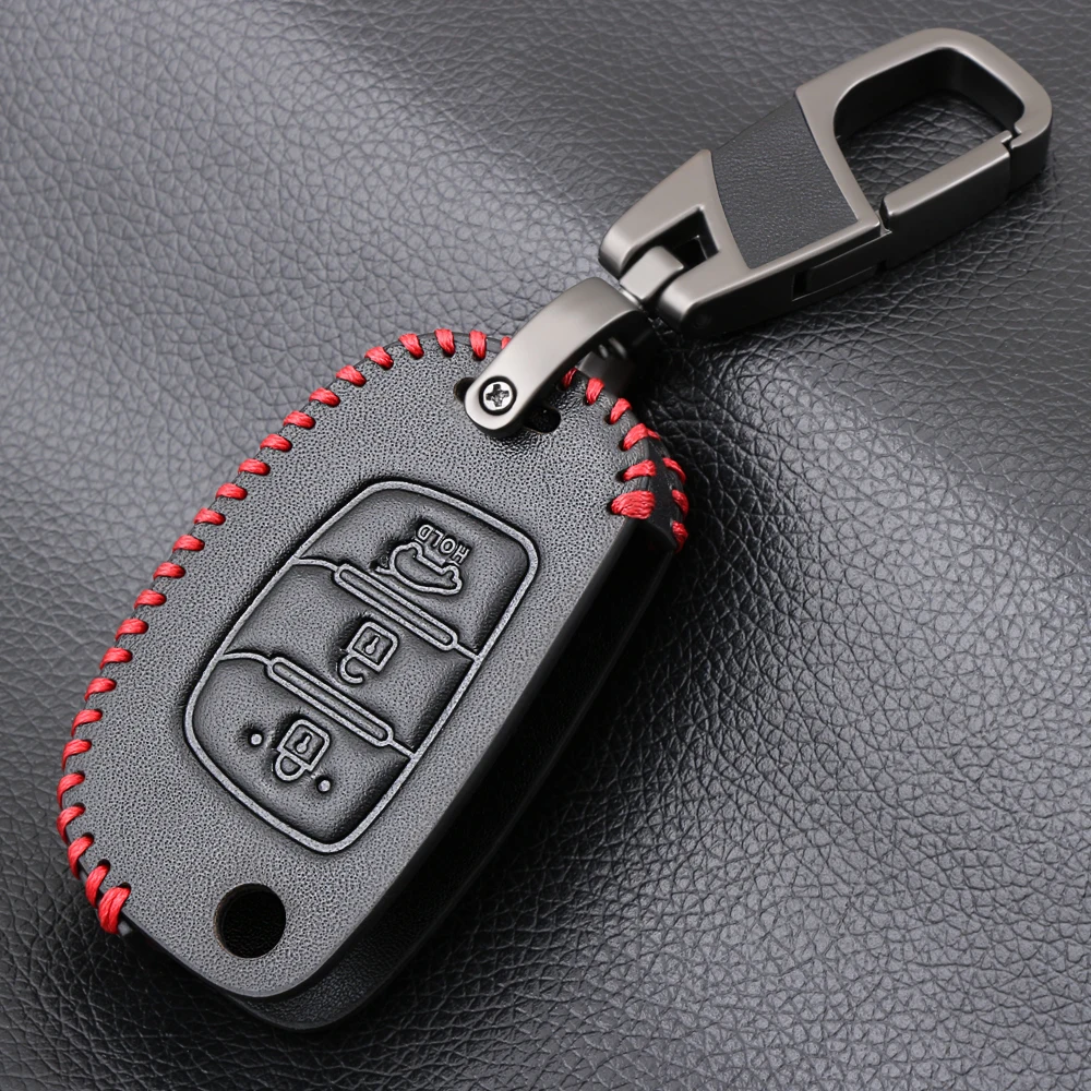 Leather Car Key Fob Cover Case Set Keychain For Hyundai Tucson Creta ix25 i10 i20 i30 Verna Mistra Elantra 2015 2016 2017 2018
Leather Car Key Fob Cover Case Set Keychain For Hyundai Tucson Creta ix25 i10 i20 i30 Verna Mistra Elantra 2015 2016 2017 2018