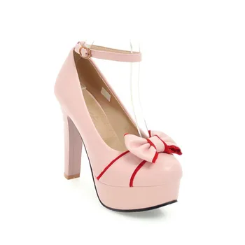 The new 2018 sweet bowknot lady with thick with ultra-high cingulate 40 single shoe tide 18123-43
The new 2018 sweet bowknot lady with thick with ultra-high cingulate 40 single shoe tide 18123-43