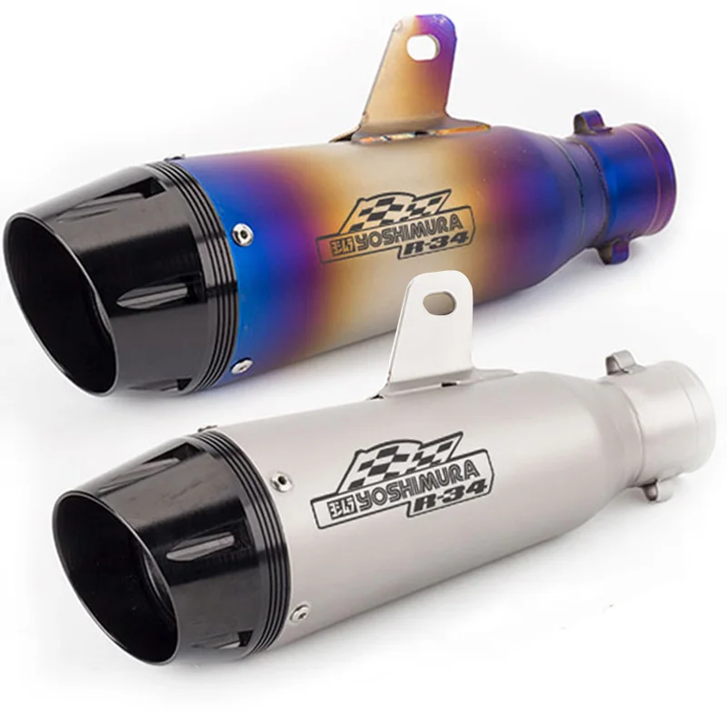 Universal Motorcycle Exhaust Pipe Muffler Yoshimura escape Moto With DB killer For KTM Kawasaki Z900 R6 GSX750R K11 ninja400 R3
Universal Motorcycle Exhaust Pipe Muffler Yoshimura escape Moto With DB killer For KTM Kawasaki Z900 R6 GSX750R K11 ninja400 R3