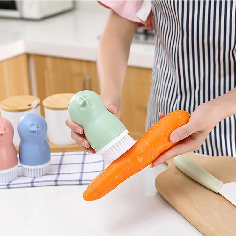 Quevinal216pcs/lot 3 Color Clean Brush Silica Gel Originality Multifunctional Kitchen Household Cleaning Products And Vegetable
Quevinal216pcs/lot 3 Color Clean Brush Silica Gel Originality Multifunctional Kitchen Household Cleaning Products And Vegetable