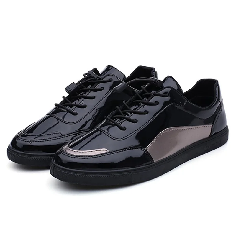 2019 Men Casual Shoes Patent Leather Men Sneakers Lace Up Men Shoes Comfort Male Shoes Adult Footwear Youth Fashion Sneakers
2019 Men Casual Shoes Patent Leather Men Sneakers Lace Up Men Shoes Comfort Male Shoes Adult Footwear Youth Fashion Sneakers