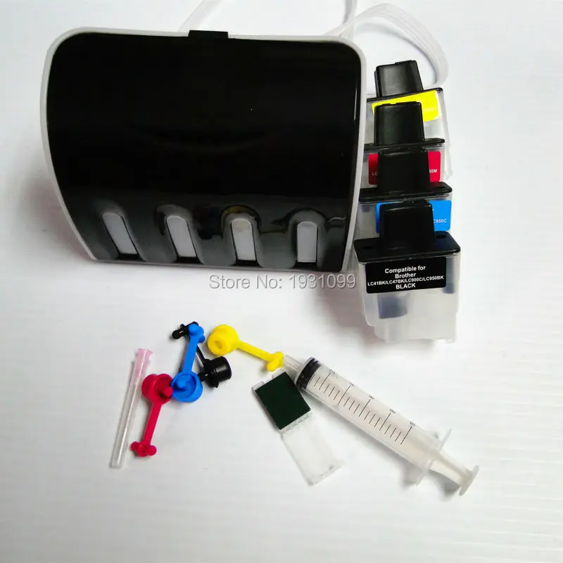 Continuous Ink Supply System For Brother LC09 CISS for Brother MFC-640CW DCP-115C DCP-120C DCP-110C MFC-215C