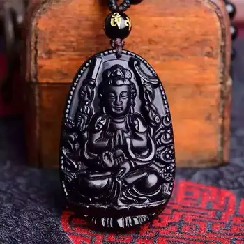 Free shipping Natural obsidian patron saint of guanyin is a rat necklace pendant with rope
Free shipping Natural obsidian patron saint of guanyin is a rat necklace pendant with rope