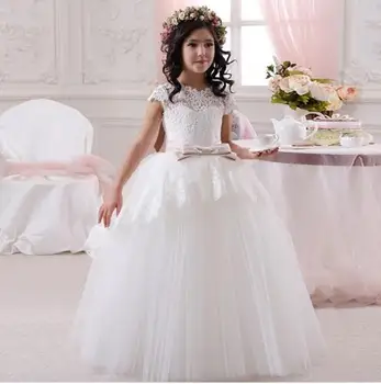 White Lace Girls Dresses O Neck Ankle length Pageant Dresses for Little Girls First Communion Gowns Vestidos de Primera Comunion
White Lace Girls Dresses O Neck Ankle length Pageant Dresses for Little Girls First Communion Gowns Vestidos de Primera Comunion