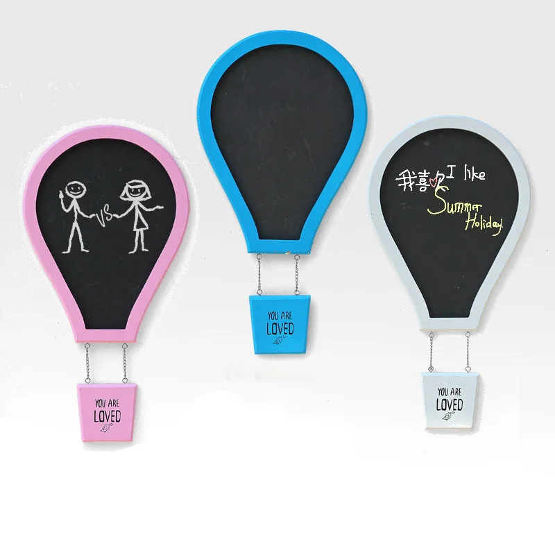 Creative Small Blackboard European American Style Retro Hot Air Balloon Shape Blackboard Wood Message Board Gift New 46*24.5 cm
Creative Small Blackboard European American Style Retro Hot Air Balloon Shape Blackboard Wood Message Board Gift New 46*24.5 cm