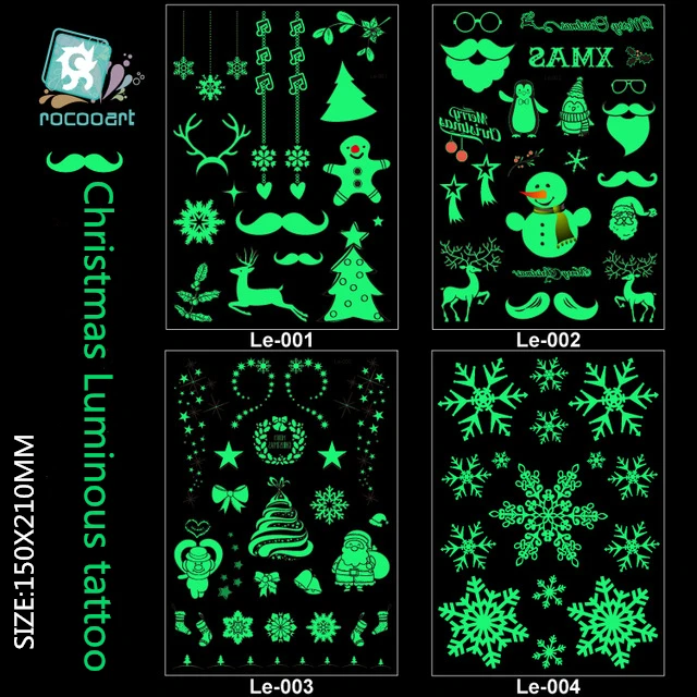 Latest 2019 Luminous Body Art Tatoo For Christmas Day Glowing in the dark Paint Temporary Fake Flash Tattoo Stickers Taty
Latest 2019 Luminous Body Art Tatoo For Christmas Day Glowing in the dark Paint Temporary Fake Flash Tattoo Stickers Taty