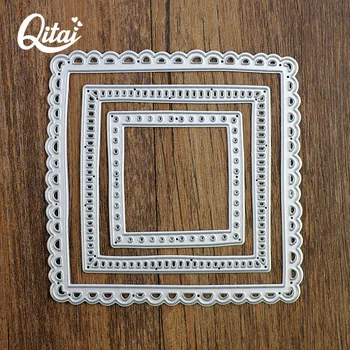 QITAI 3pcs/lot Metal Cutting dies Square Shape Delicate Mould Pretty Paper die cutter Material For DIY Scrapbooking D180
QITAI 3pcs/lot Metal Cutting dies Square Shape Delicate Mould Pretty Paper die cutter Material For DIY Scrapbooking D180